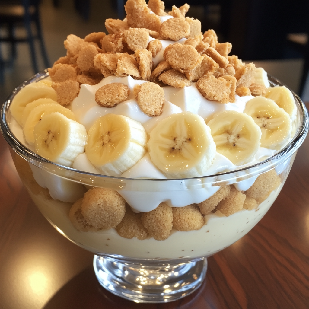 Chick-fil-A Banana Pudding – Creamy, Layered Dessert with Nilla Wafers & Fresh Bananas