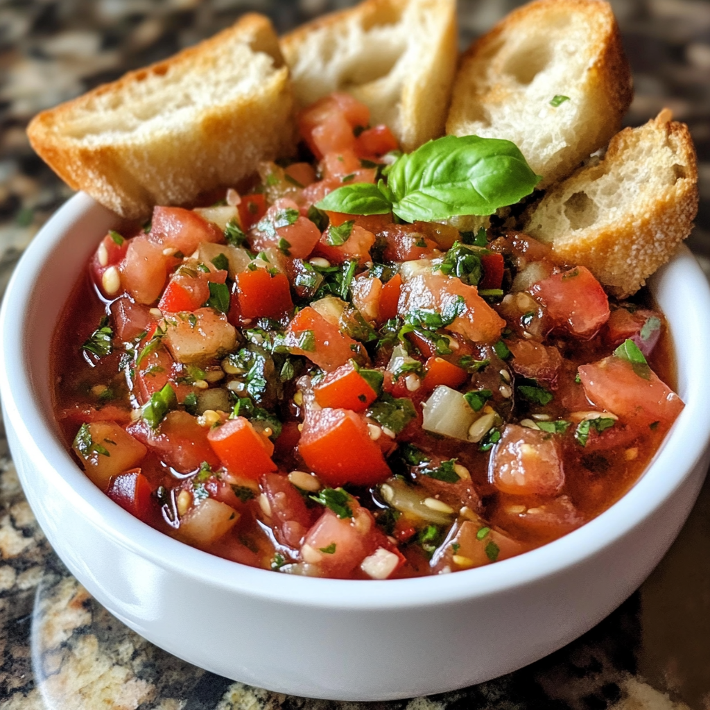 Bruschetta Dip – A Fresh, Flavorful Dip Perfect for Sharing!